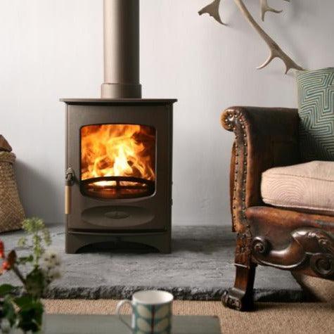 Charnwood C4 BLU Wood Burning Stove Gun Metal - Nuovo Luxury - Wood Stove