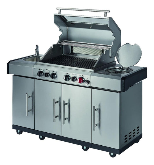 Enders® Kansas Pro 4 Sik Turbo Gas Barbecue - Nuovo Luxury - Gas Barbecue