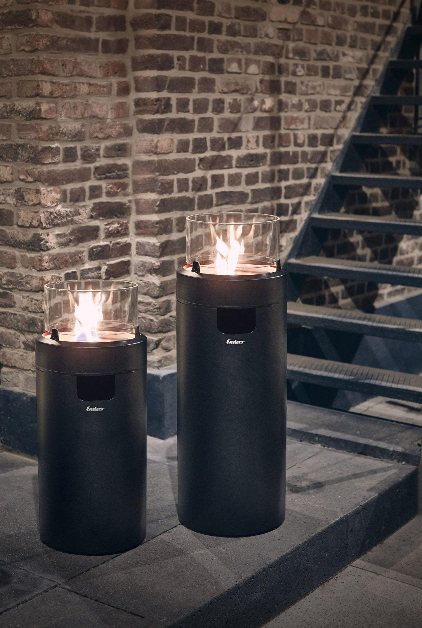 Enders® Large Black NOVA LED Flame - Nuovo Luxury - Patio Heater