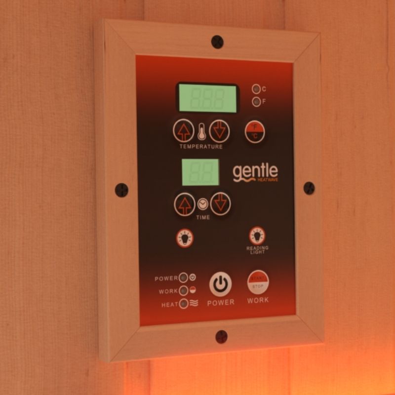 GH Vision T3 3 - Person Low EMF Full Spectrum Infrared Sauna - Nuovo Luxury - Indoor Infrared Sauna