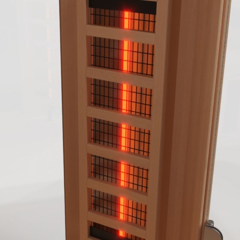 GH Vision T3 3 - Person Low EMF Full Spectrum Infrared Sauna - Nuovo Luxury - Indoor Infrared Sauna