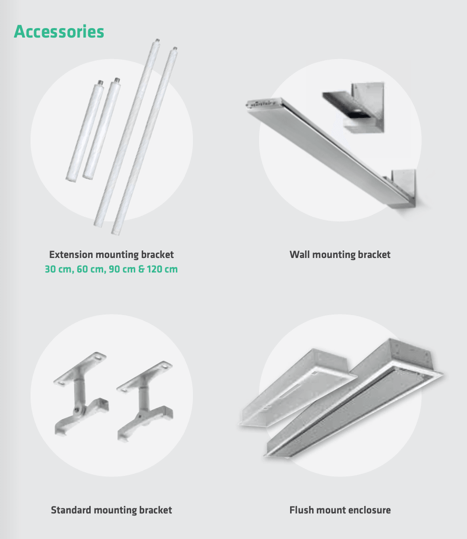 Heatstrip Elegance Energy Efficient Patio Heater 2400W w/ Remote - Nuovo Luxury - Patio Heater