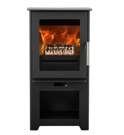 Heta Inspire 40H Integrated Logstore Multifuel Stove - Nuovo Luxury - Multi - Fuel Stove