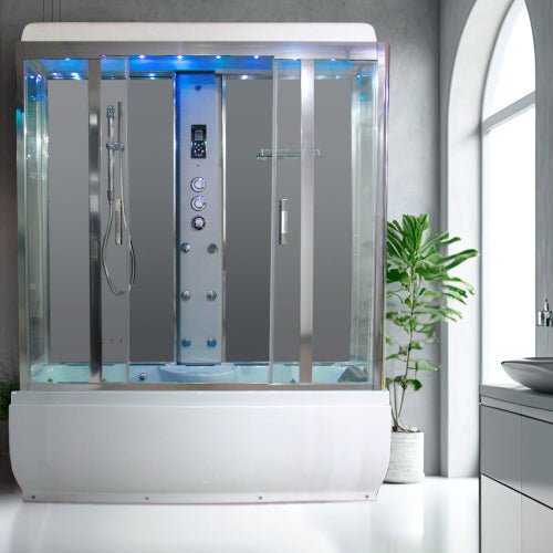 Insignia 3rd Generation Steam Shower Bath Cabin 1710mm x 810mm - Nuovo Luxury - Steam Shower Bath