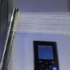Insignia Platinum Chrome Framed Rectangular Twin Steam Shower Cabin 1400 x 900 - Nuovo Luxury - Steam Shower