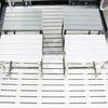 Insignia Platinum Chrome Framed Rectangular Twin Steam Shower Cabin 1400 x 900 - Nuovo Luxury - Steam Shower
