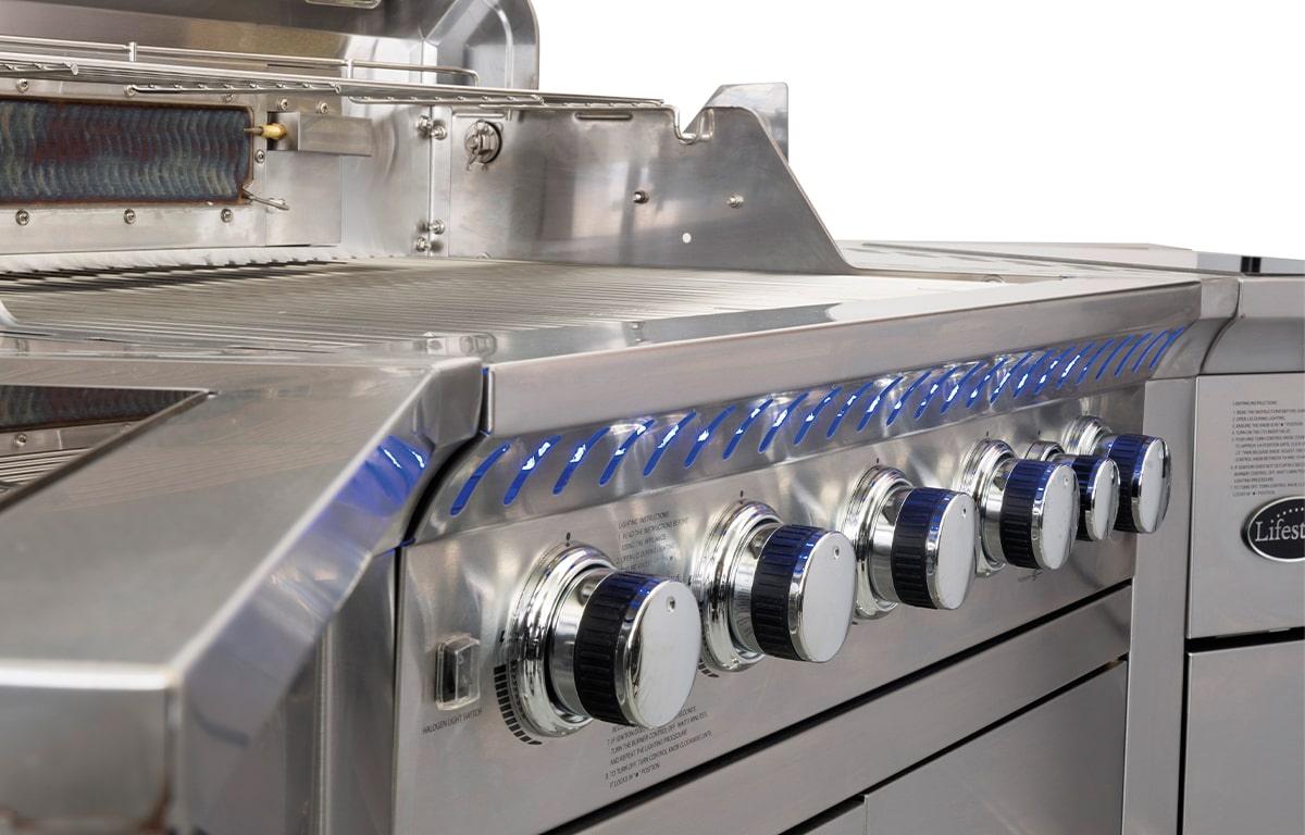 Lifestyle Bahama Island 6+1 Burner Gas Barbecue - Nuovo Luxury - Gas Barbecue