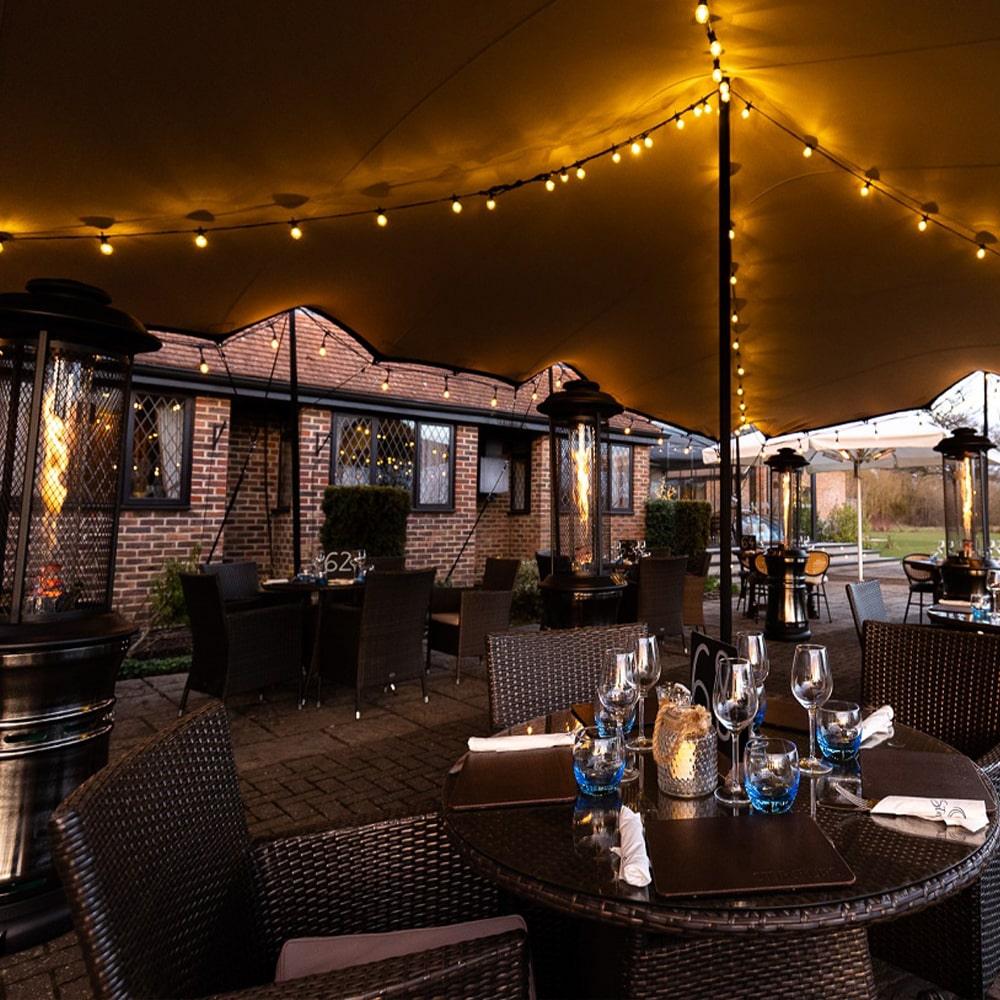 Lifestyle Santorini 11kW Retractable Patio Heater - Nuovo Luxury - Patio Heater