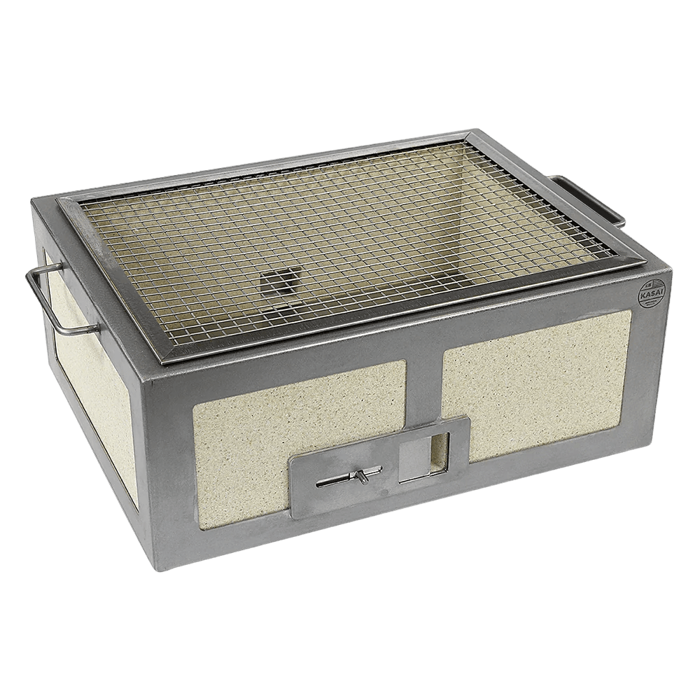 Medium Wide Kasai Konro BBQ Grill V2 - Nuovo Luxury - Charcoal Barbecue Grill