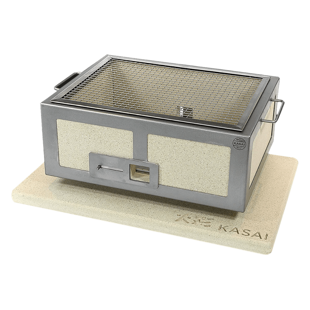 Medium Wide Kasai Konro BBQ Grill V2 - Nuovo Luxury - Charcoal Barbecue Grill