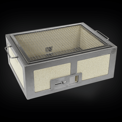 Medium Wide Kasai Konro BBQ Grill V2 - Nuovo Luxury - Charcoal Barbecue Grill