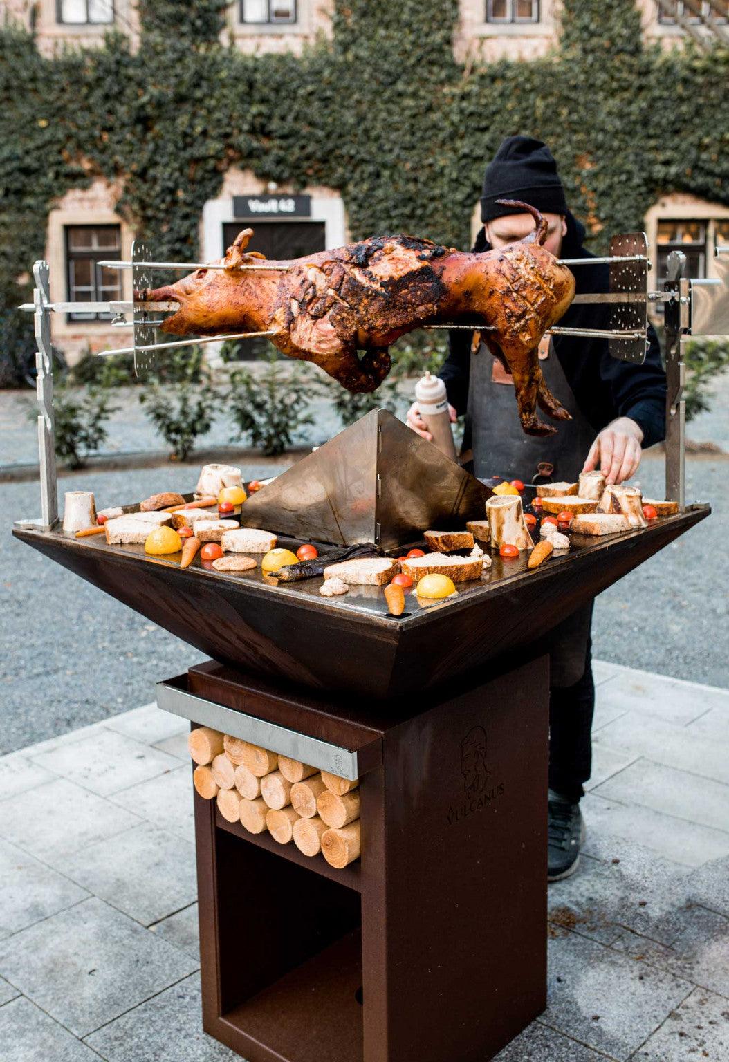 Vulcanus Pro 910 Chef Outdoor Wood Fire Grill - Nuovo Luxury