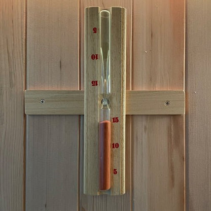 Outdoor Hybrid - Heating 4 Person Infrared & Electric Stove Sauna 2m x 2m - Nuovo Luxury - Outdoor Sauna