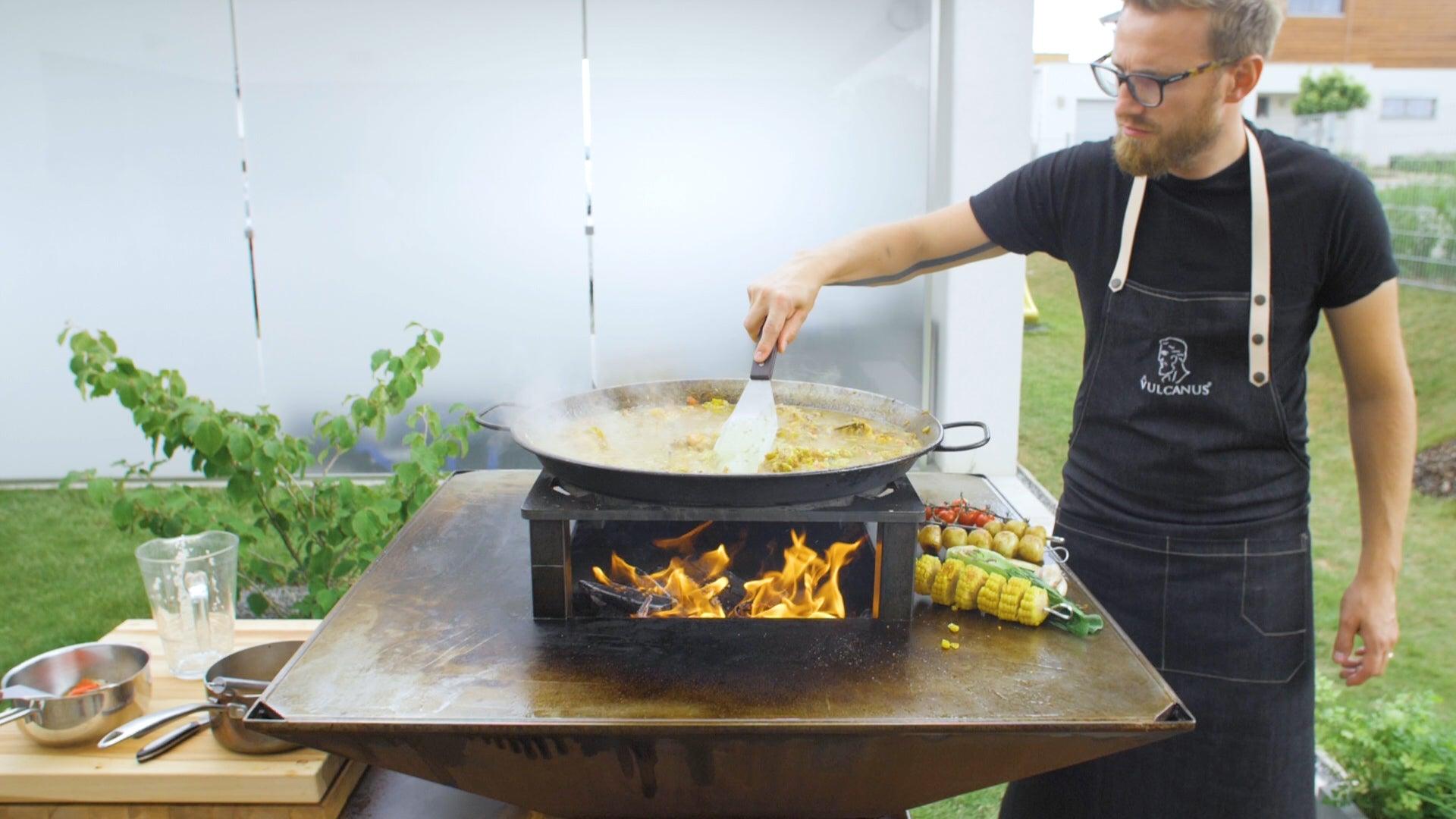 Vulcanus Pro 910 Chef Outdoor Wood Fire Grill - Nuovo Luxury