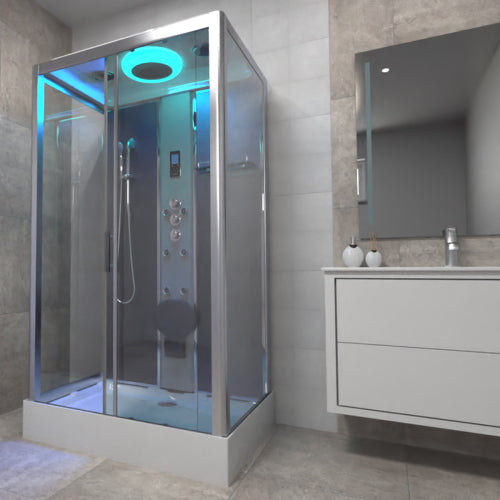Insignia Premium Shower Cabin 1050x850mm - Chrome Frame