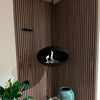 Cocoon Aeris Smokeless Bioethanol Fire Matte Black