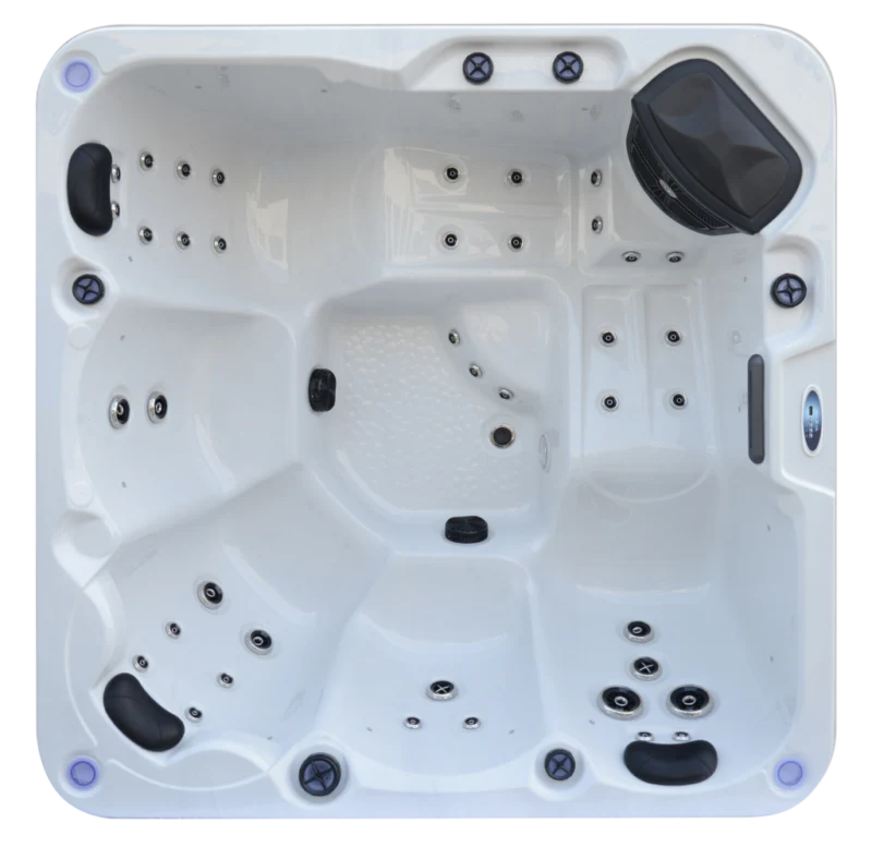 Platinum Spas Trident Lite 5 Person Hot Tub w/ Bluetooth - Nuovo Luxury