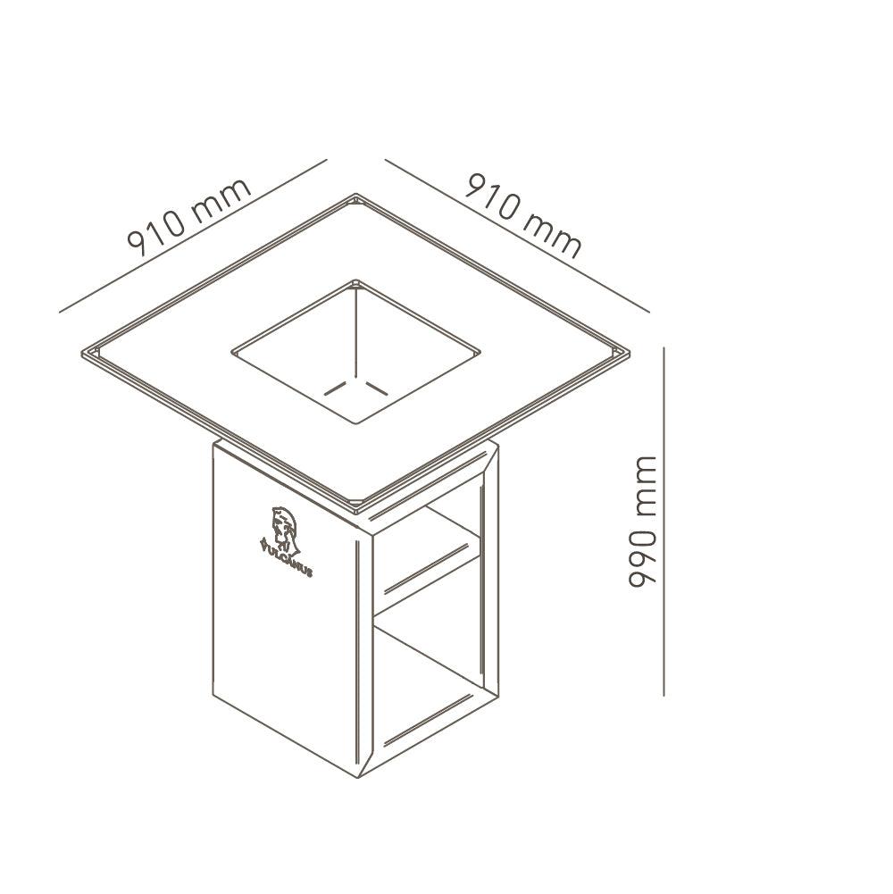 Vulcanus Pro 910 Chef Outdoor Wood Fire Grill - Nuovo Luxury - Grill