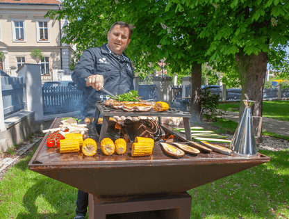 Vulcanus Pro 910 Masterchef Outdoor Wood Fire Grill - Nuovo Luxury - Wood Fire Grill