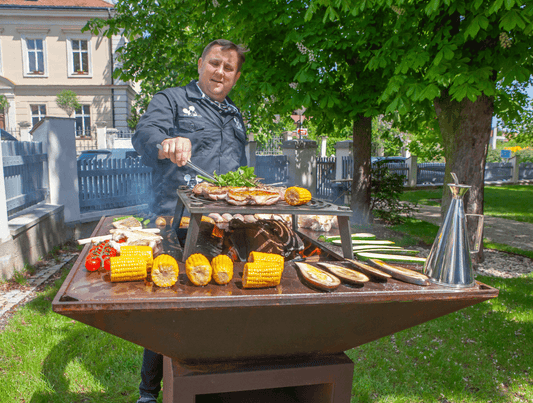 Vulcanus Pro 910 Masterchef Outdoor Wood Fire Grill - Nuovo Luxury - Wood Fire Grill